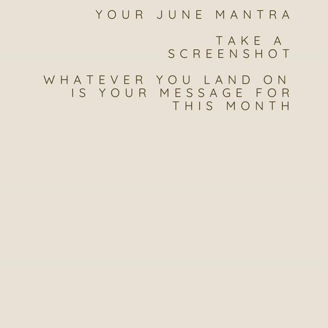 Choose the reminder you need most this month.
Whatever stays with you is your message.
#mantra
#june
#slowliving
Inspired by a format we love @fokus.selbstwert