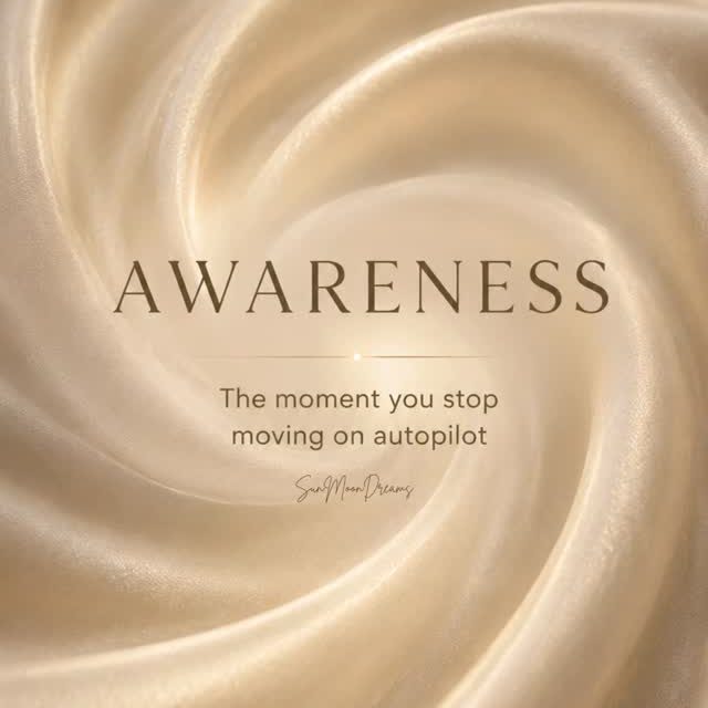 The Circle is not linear.

You do not move through it once and arrive forever.

Life changes and so do you.
Your needs, relationships, work, body, pace and dreams keep evolving.

So we return.

We notice again.
We realign again.
We take action again.

Not in a fixed order and not as a checklist.

Awareness, Alignment and Action are not steps.
They are three forces that constantly shape one another.

Sometimes awareness leads you back into alignment.
Sometimes action creates new awareness.
Sometimes alignment changes the way you act.

The circle never ends.

And that's what makes growth possible.

SunMoonDreams ✨️

#awareness 
#alignment
#action 
#sunmoondreams